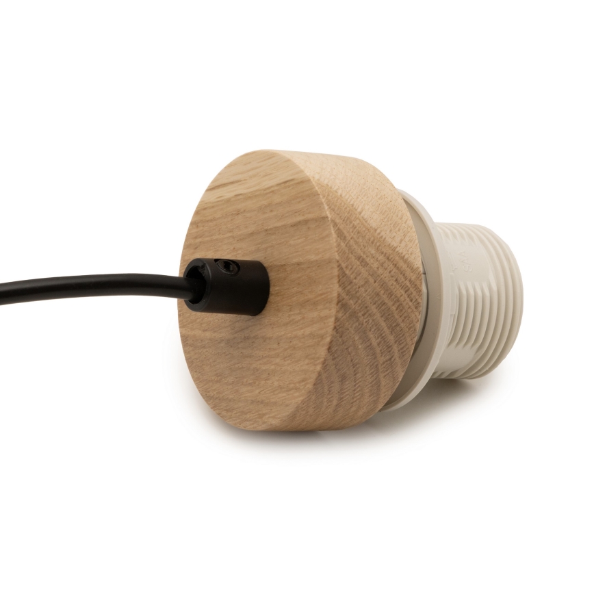 Brilagi - PARTY-virtajohto 1x E27, enintään 60 W, 230 V, halkaisija 10 cm, tammi