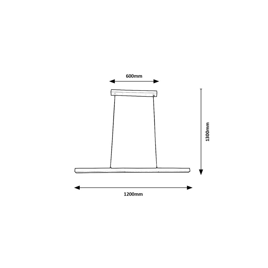 Brilagi - PAXIS LED-riippuvalaisin vaijerilla LED/30W/230V 120 cm valkoinen