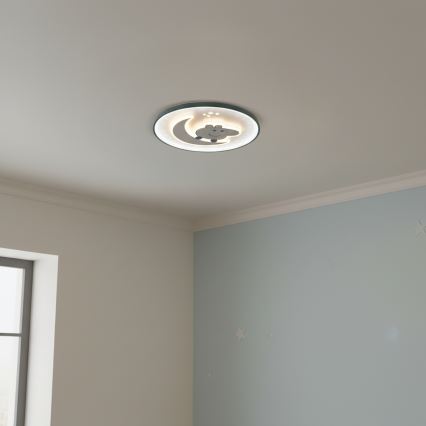 Brilagi - LED-lastenkattovalaisin PIGGY LED/70W/230V 3000/4500/6000K halkaisija 45 cm