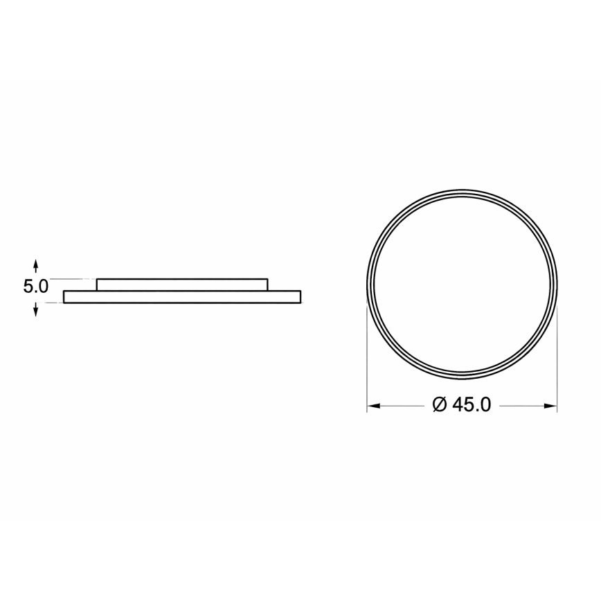 Brilagi - LED-lastenkattovalaisin PIGGY LED/70W/230V 3000/4500/6000K halkaisija 45 cm