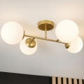 Brilagi - Pinnalle asennettava kattokruunu MALONY 4xE14/20W/230V, kultainen