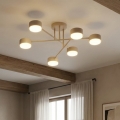 Brilagi - Pinnalle asennettava kattovalaisin MONO 6xGX53/12W/230V beige