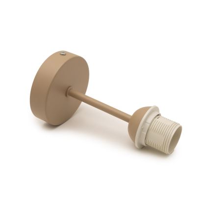 Brilagi - Pinnalle asennettava kattovalaisin PARTY 1xE27/60W/230V halkaisija 10 cm beige