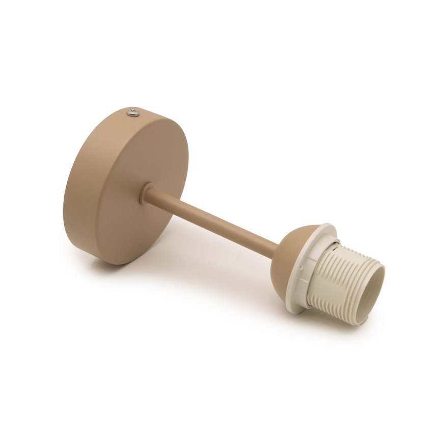 Brilagi - Pinnalle asennettava kattovalaisin PARTY 1xE27/60W/230V halkaisija 10 cm beige