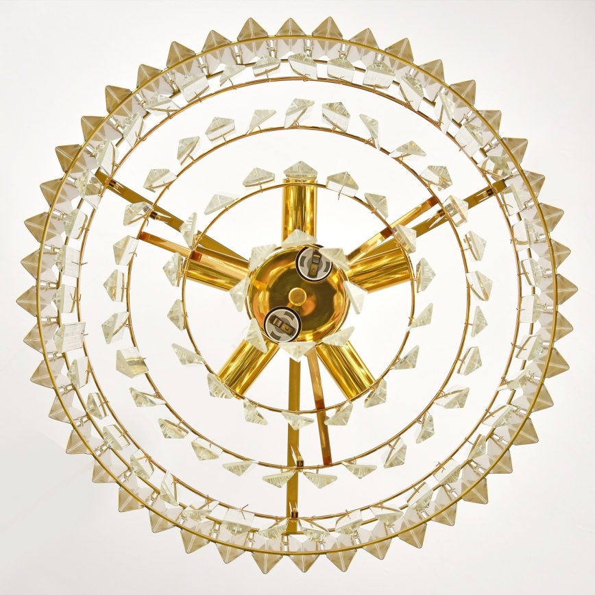 Brilagi - Pinta-asennettava kattokruunu CRISTAL 5xE14/40W/230V Ø 43 cm