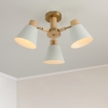 BRILAGI - Pinta-asennettava kattokruunu LUND WOOD 3xE27/40W/230V Ø 50 cm puu
