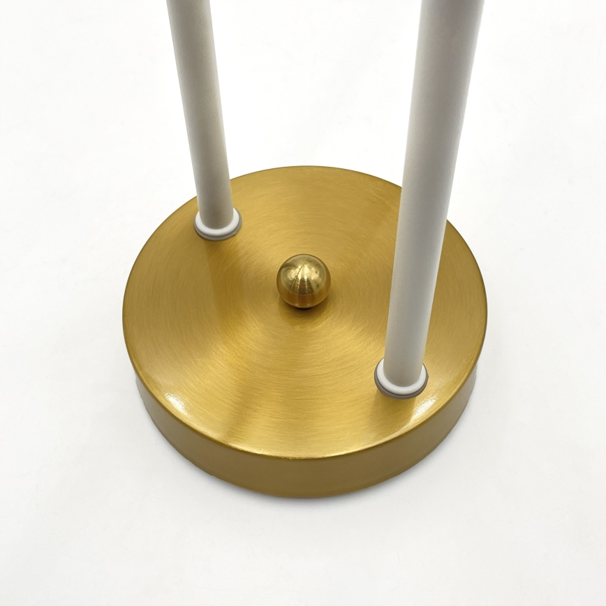 Brilagi - Pinta-asennettava kattokruunu MALIVA 4xE14/15W/230V kultainen/valkoinen