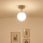 Brilagi - Pinta-asennettava kattokruunu MILO ECRU 1xE27/60W/230V beige/kultainen