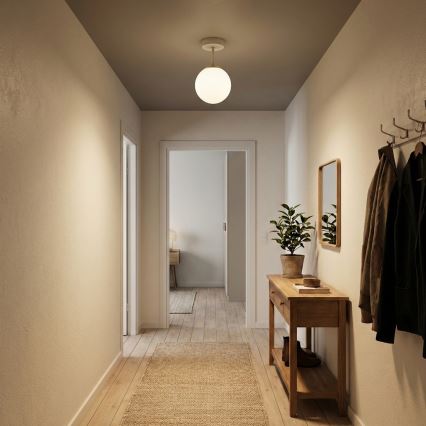 Brilagi - Pinta-asennettava kattokruunu MILO ECRU 1xE27/60W/230V beige/kultainen