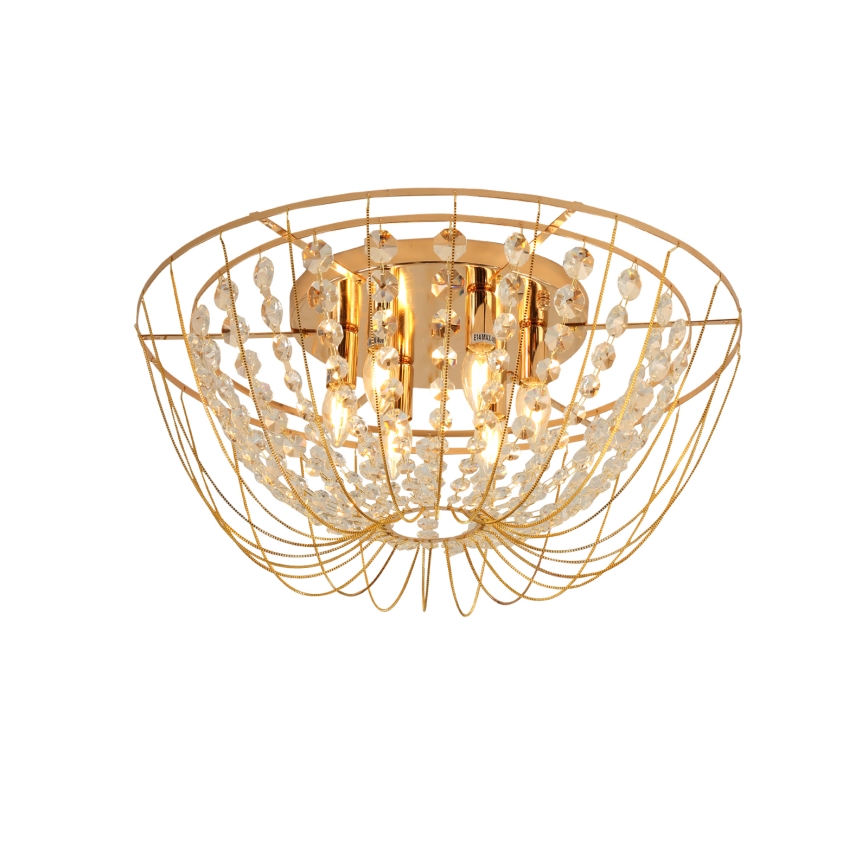 Brilagi - Pinta-asennettava kattokruunu VASTERAS 6xE14/40W/230V Ø 60 cm