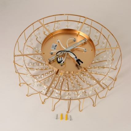 Brilagi - Pinta-asennettava kattokruunu VASTERAS 6xE14/40W/230V Ø 60 cm