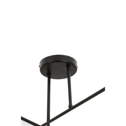 Brilagi - Pinta-asennettava kattokruunu VIRGO 4xE14/40W/230V kerma/musta