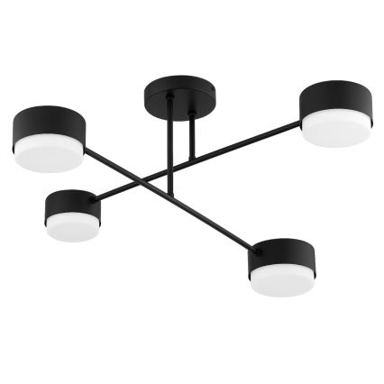 Brilagi - Pinta-asennettava kattovalaisin MONO 4xGX53/12W/230V musta
