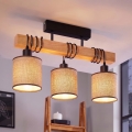 BRILAGI - Pinta-asennettava kattovalaisin NUBILA 3xE27/60W/230V mänty/ruskea