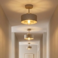 Brilagi - Pinta-asennettava kattovalaisin SPRING 1xE27/60W/230V beige/kulta