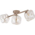 Brilagi - Pinta-asennettava kattovalaisin VULCANO 3xG9/8W/230V beige/savunvärinen
