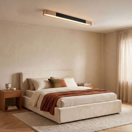 BRILAGI - LED pintakiinnitteinen kattovalaisin GARDALINE LED/100W/230V 120 cm tammi/musta
