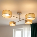 Brilagi - Pinta-asenteinen kattovalaisin VIRGO 4xE14/40W/230V beige/kulta