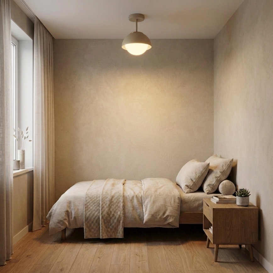 Brilagi - Pintakiinnitteinen kattokruunu COSMO 1xE27/60W/230V beige/kultainen