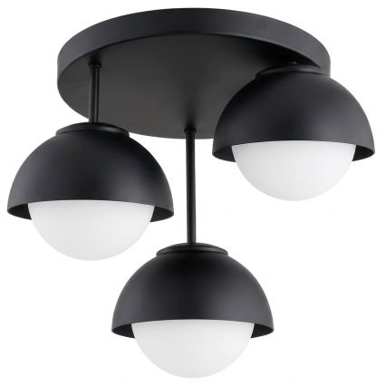 BRILAGI - pintakiinnitteinen kattokruunu COSMO 3xE27/60W/230V musta
