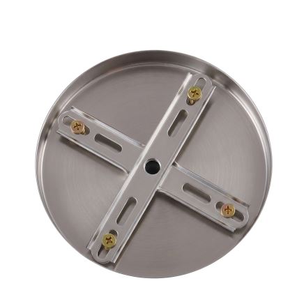 BRILAGI - Pintakiinnitteinen kattokruunu ECLIPSE 12xE14/10W/230V Ø 78 cm, hopea