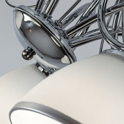 Brilagi - Pintakiinnitteinen kattokruunu FRED 5xE27/60W/230V halkaisija 59 cm kiiltävä kromi