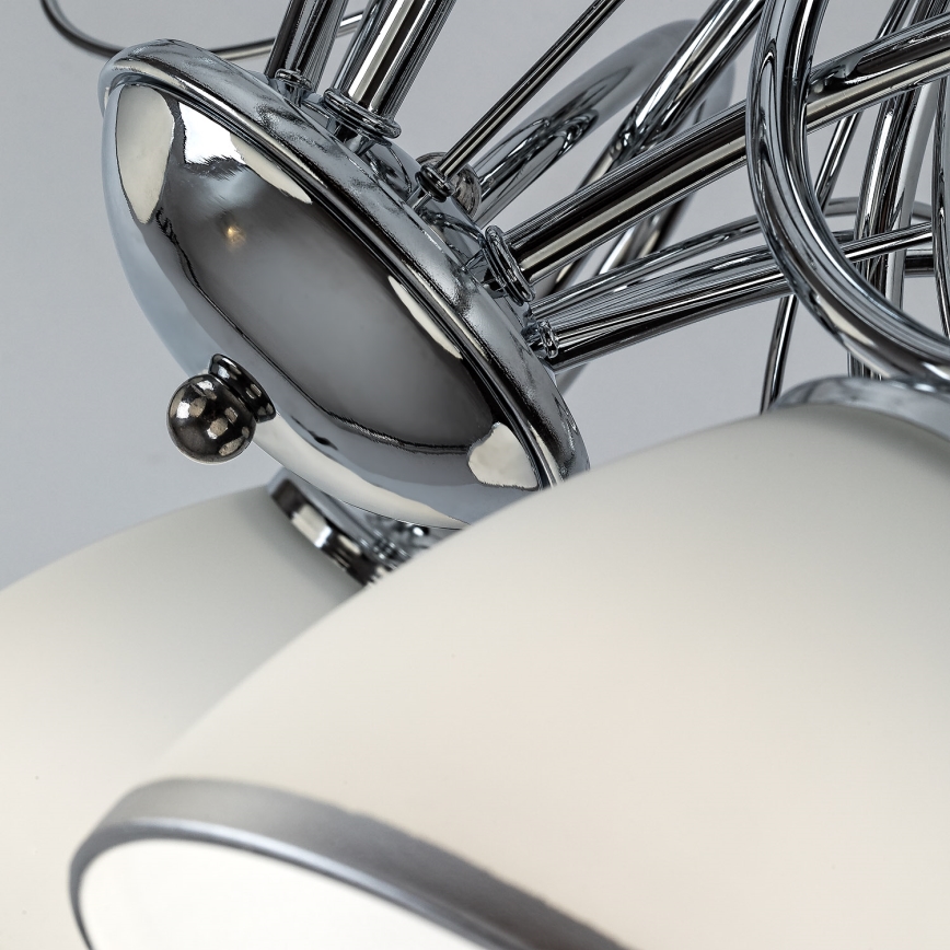 Brilagi - Pintakiinnitteinen kattokruunu FRED 5xE27/60W/230V halkaisija 59 cm kiiltävä kromi