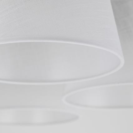 Brilagi - Pintakiinnitteinen kattokruunu LATTE 5xE27/15W/230V mänty/valkoinen