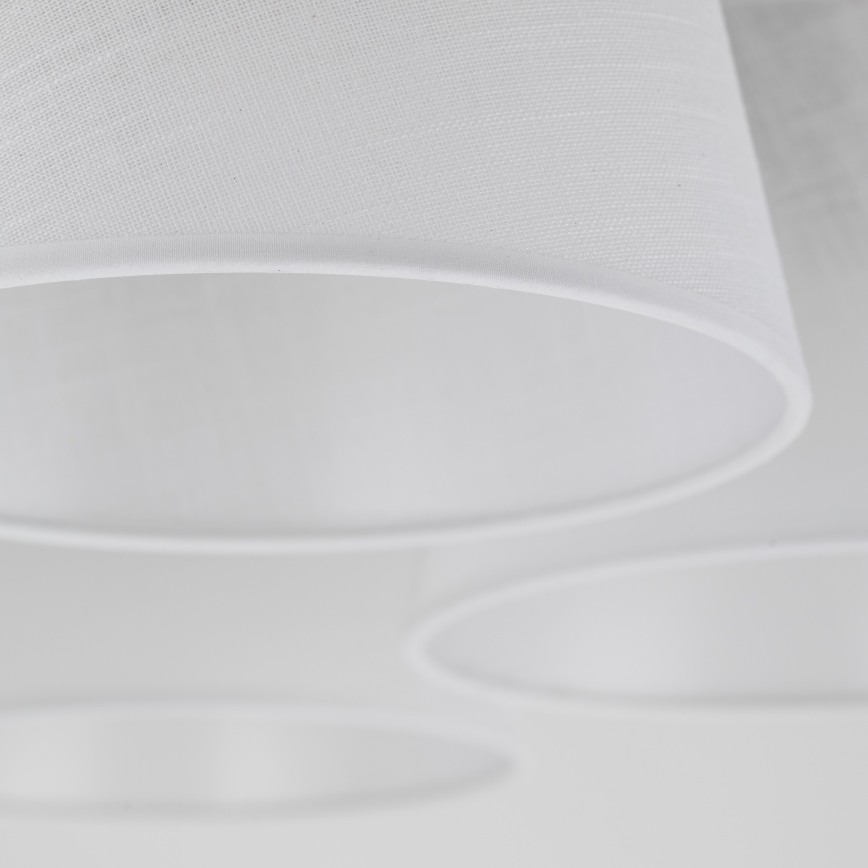 Brilagi - Pintakiinnitteinen kattokruunu LATTE 5xE27/15W/230V mänty/valkoinen