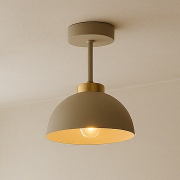 Brilagi - Pintakiinnitteinen kattokruunu MOON 1xE27/60W/230V beige/kultainen