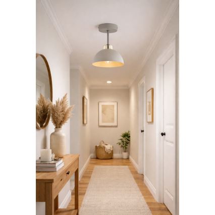 Brilagi - Pintakiinnitteinen kattokruunu MOON 1xE27/60W/230V beige/kultainen