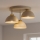 Brilagi - pintakiinnitteinen kattokruunu MOON 3xE27/60W/230V beige/kulta