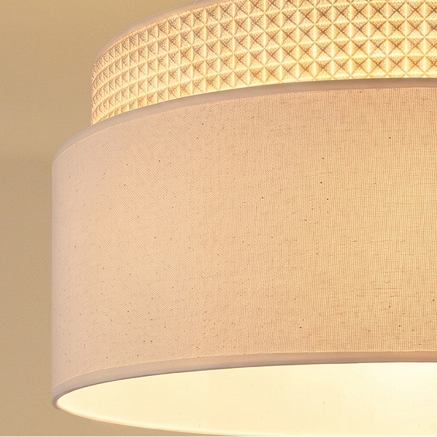 Brilagi - Pintakiinnitteinen kattokruunu PADOVA 1xE27/60W/230V Ø 40 cm kerma