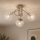 Brilagi - Pintakiinnitteinen kattokruunu STELLA 3xE27/60W/230V beige/kultainen