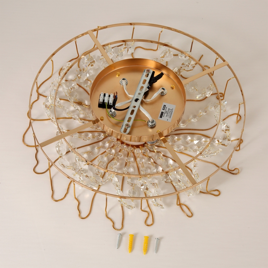 Brilagi - Pintakiinnitteinen kattokruunu VASTERAS 4xE14/40W/230V Ø 45 cm