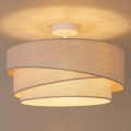 Brilagi - Pintakiinnitteinen kattovalaisin ARROW 1xE27/60W/230V, halkaisija 45 cm, beige