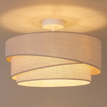 Brilagi - Pintakiinnitteinen kattovalaisin ARROW 1xE27/60W/230V, halkaisija 45 cm, beige