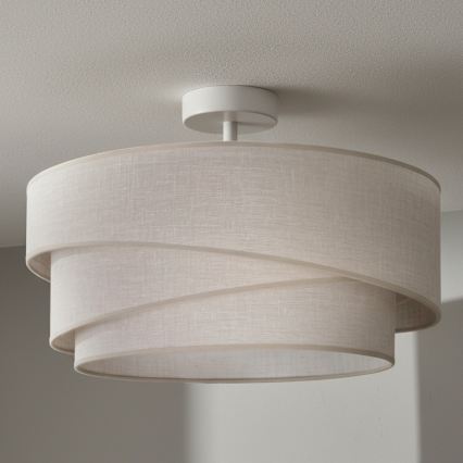 Brilagi - Pintakiinnitteinen kattovalaisin ARROW 1xE27/60W/230V, halkaisija 45 cm, beige
