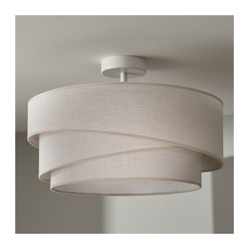 Brilagi - Pintakiinnitteinen kattovalaisin ARROW 1xE27/60W/230V, halkaisija 45 cm, beige