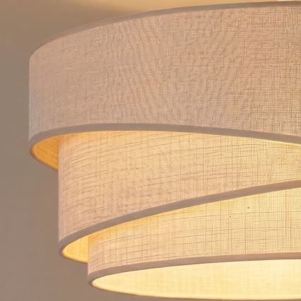 Brilagi - Pintakiinnitteinen kattovalaisin ARROW 1xE27/60W/230V, halkaisija 45 cm, beige