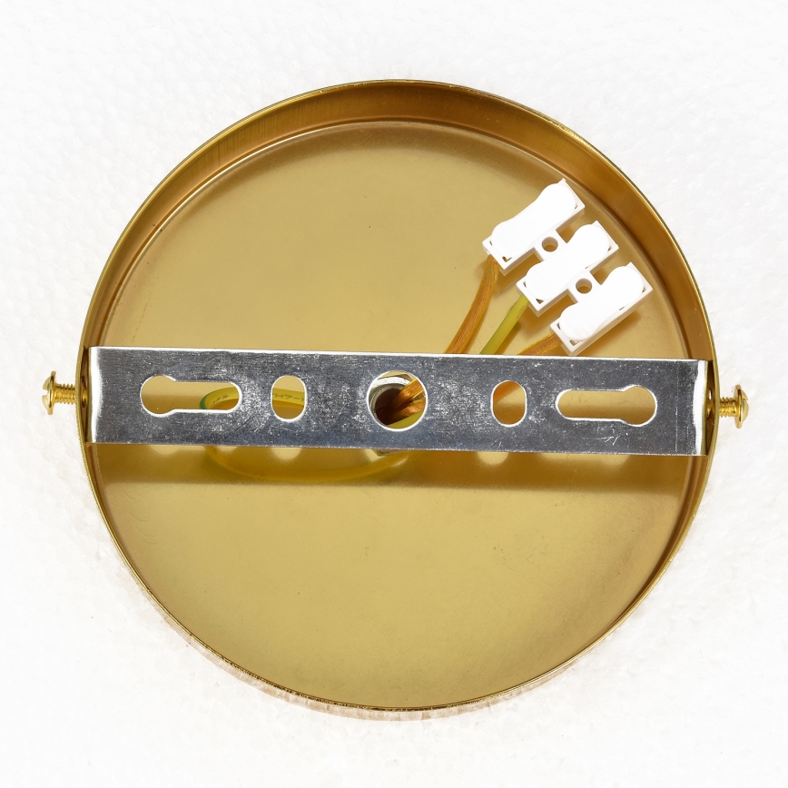 Brilagi - Pintakiinnitteinen kattovalaisin ECLIPSE 5xE14/10W/230V halkaisija 38 cm musta/kulta