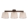 Brilagi - Pintakiinnitteinen kattovalaisin LATTE 3xE27/15W/230V mänty/beige