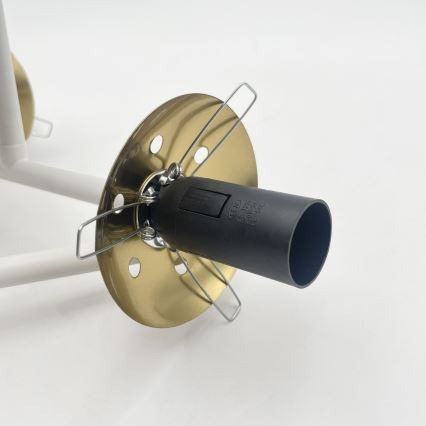 Brilagi - Pintakiinnitteinen kattovalaisin MALIVA 3xE14/15W/230V kulta/valkoinen