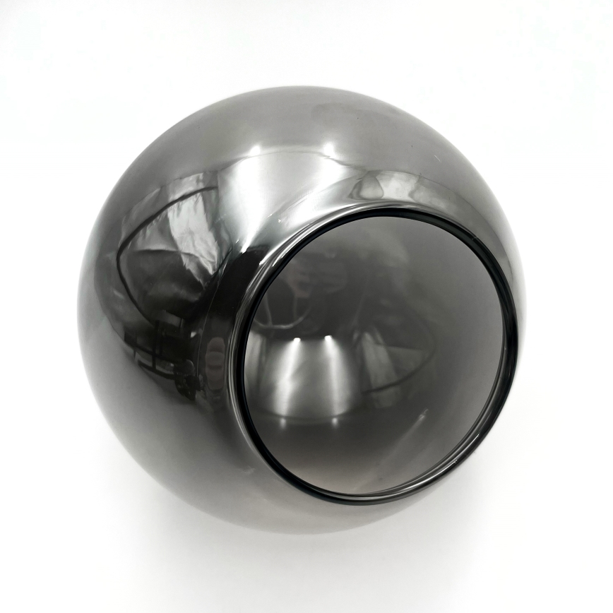 Brilagi - Pintakiinnitteinen kattovalaisin MALIVA 3xE14/15W/230V mattakromi/savunharmaa