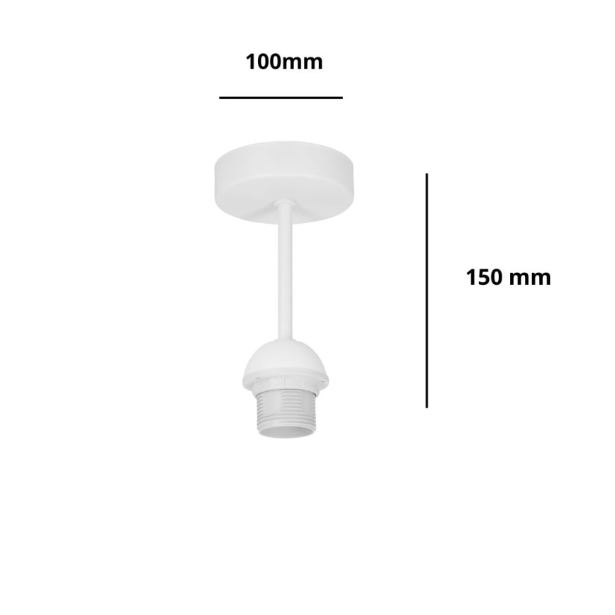 Brilagi - Pintakiinnitteinen kattovalaisin PARTY 1xE27/60W/230V, halkaisija 10 cm, valkoinen