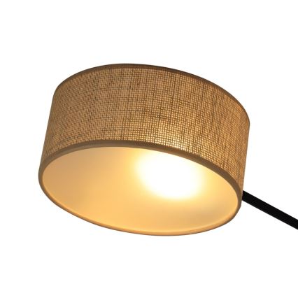 Brilagi - Pintakiinnitteinen kattovalaisin VIRGO 4xE14/40W/230V beige/musta