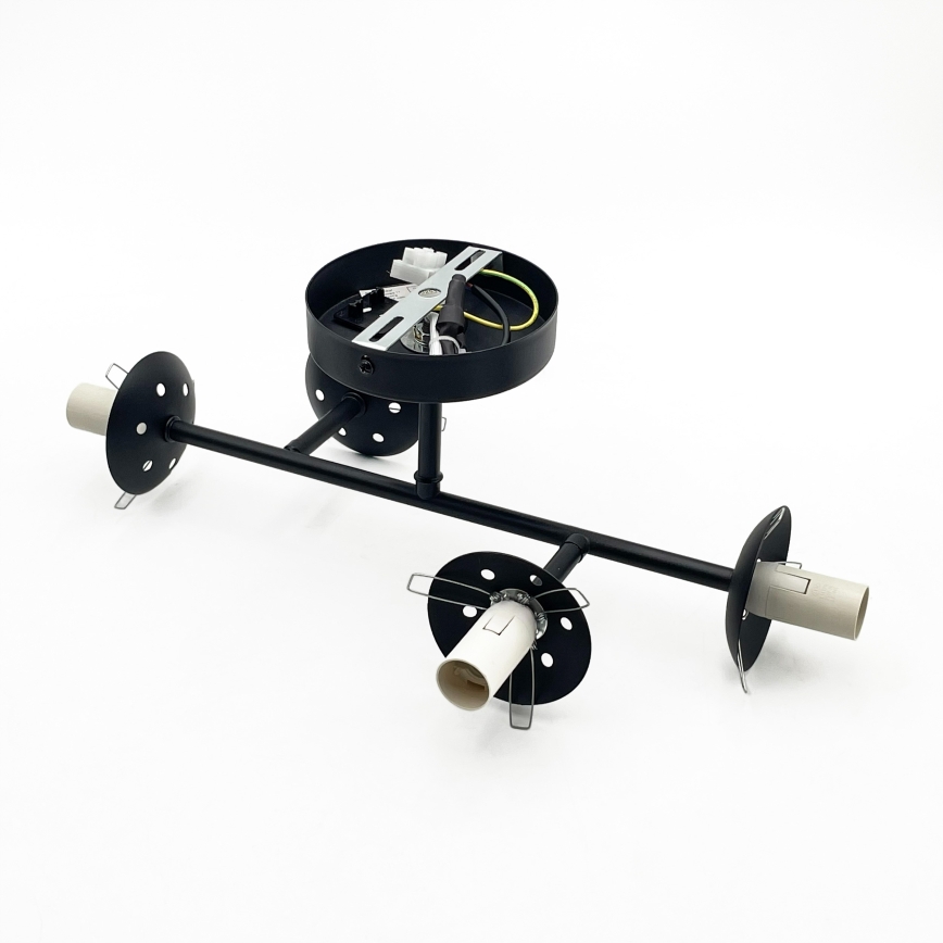 Brilagi - Pintakiinnitteinen MALONY-kattovalaisin 4xE14/20W/230V musta