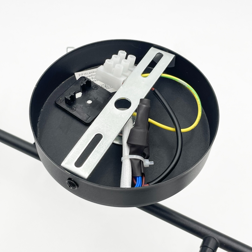 Brilagi - Pintakiinnitteinen MALONY-kattovalaisin 4xE14/20W/230V musta