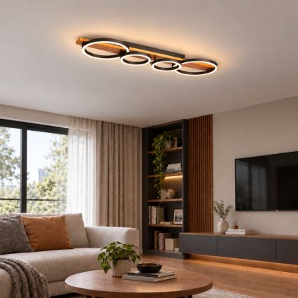 BRILAGI - PLANK LED kattovalaisin LED/35W/230V 4000K 30x100 cm puu