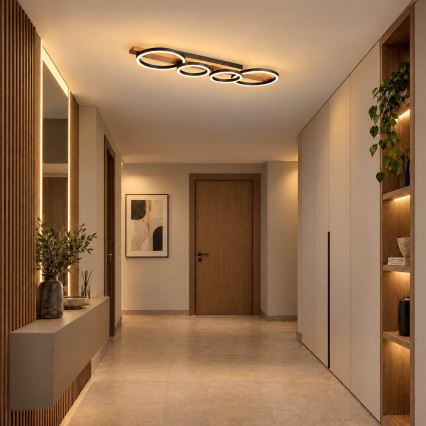 BRILAGI - PLANK LED kattovalaisin LED/35W/230V 4000K 30x100 cm puu